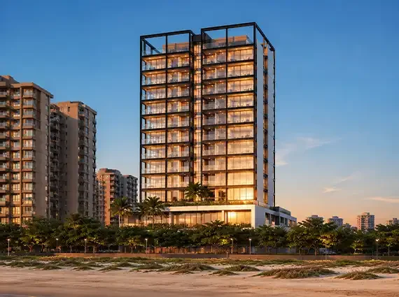 Exterior artist’s impression published by Gupta and Sen under Lotus Celestial Versova